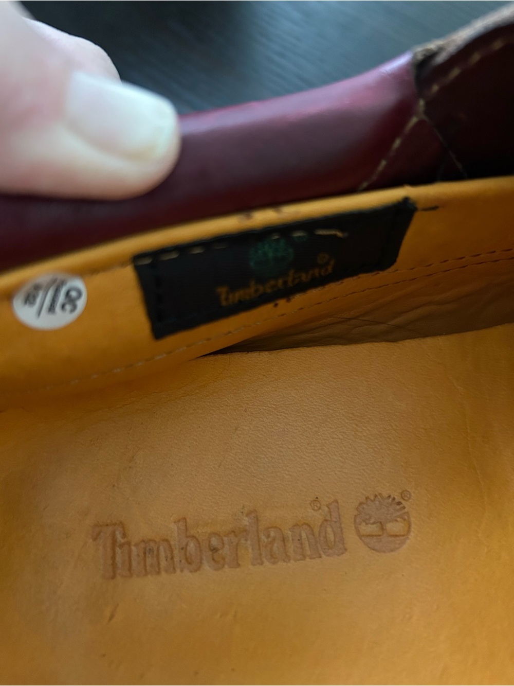 TIMBERLAND HAND SEWN LEATHER LUG BOAT SHOE SIZE 11 - Picture 9 of 11